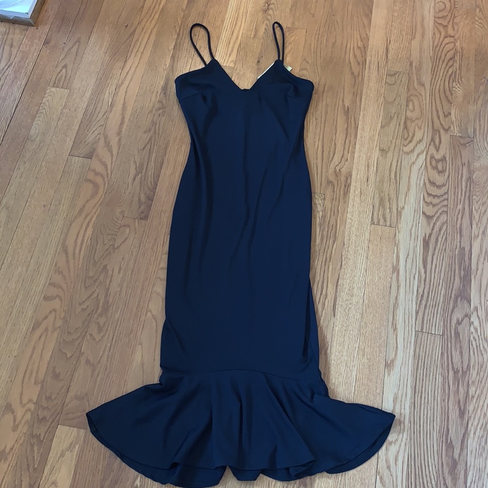 LBD ribbed with flared hemline